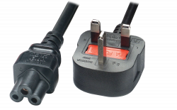 Cloverleaf C5 UK Mains Power Cord, 1.8m (Type G)